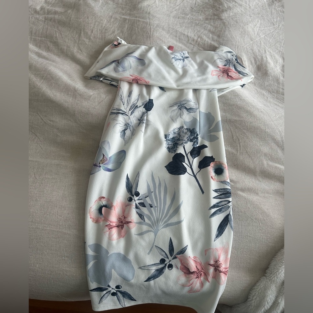 Floral Off-Shoulder Dress